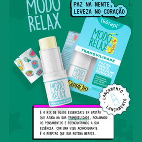 Óleo Essencial em Bastão Modo Relax Tranquilidade Ed. Capricho