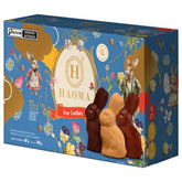Trio de Coelhos de Chocolate Páscoa Haoma 180g