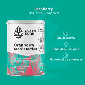 Cranberry She She Confort Ocean Drop | 120 cápsulas