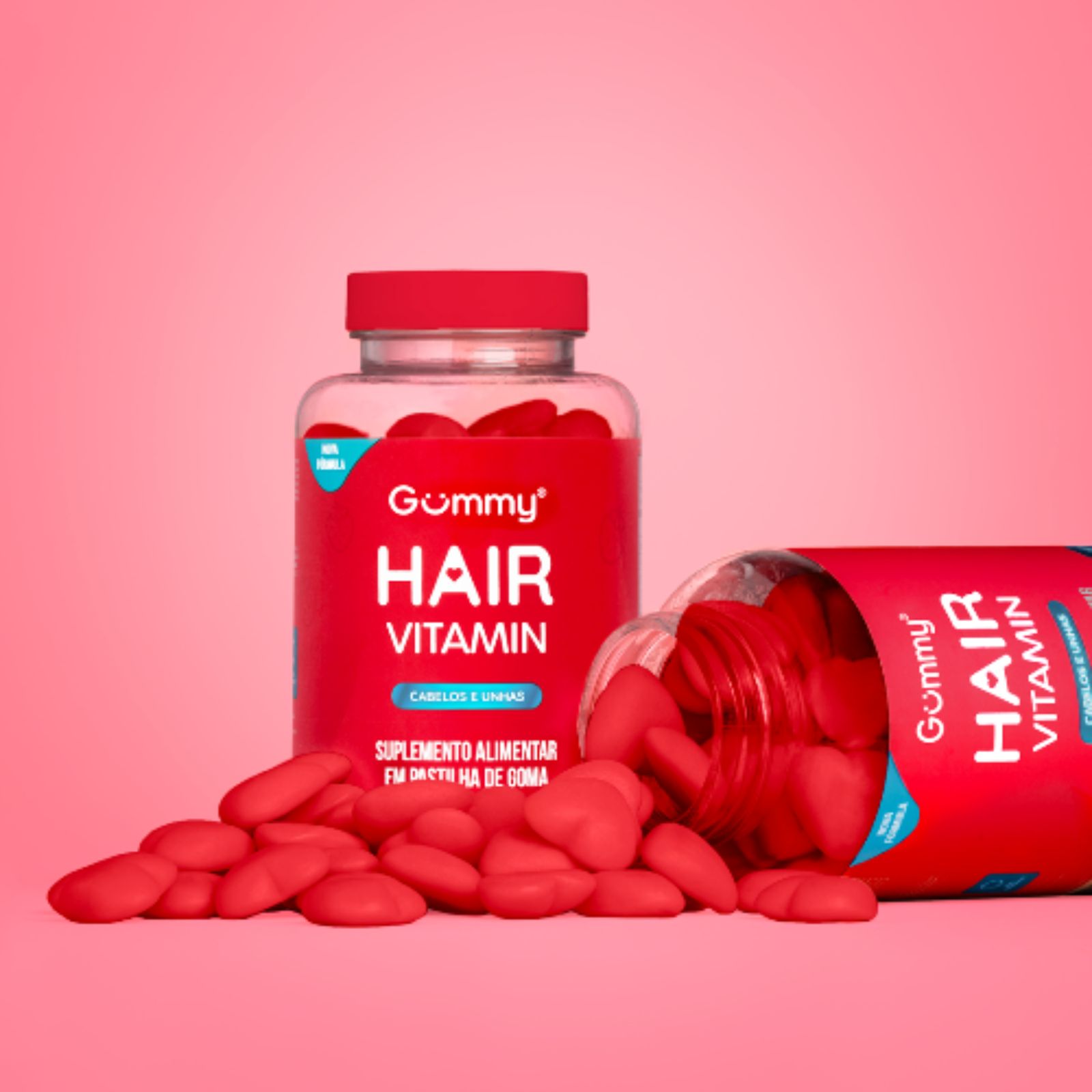 Gummy® Original Hair Vitamin Morango | 180g