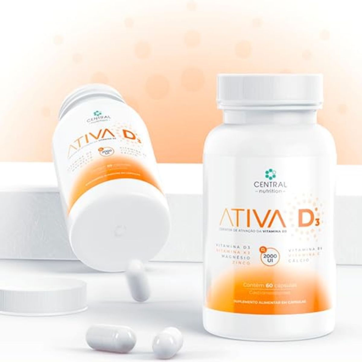 ATIVA D3 Central Nutrition | 60 capsulas Gastrorresistentes