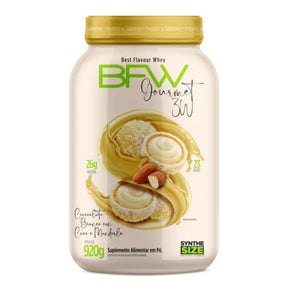 Best Flavour Whey Gourmet 3W Chocolate Branco com Coco e Amêndoas Synthe Size | 920g