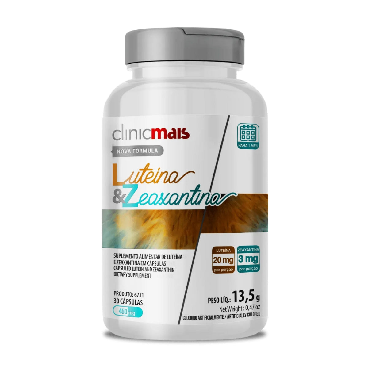 Luteína & Zeanxantina Clinicmais | 30 cápsulas