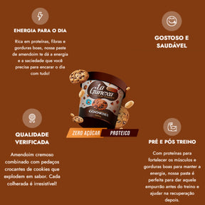 Pasta De Amendoim Cookies La Ganexa | 450g