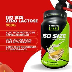Whey Zero Lactose Iso Size Morango Synthe Size | 900g
