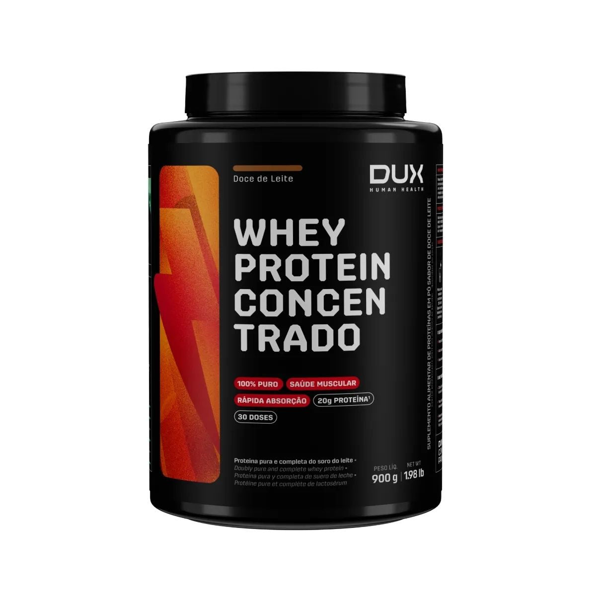 Whey Protein Concentrado Dux Human Doce de Leite | 900g