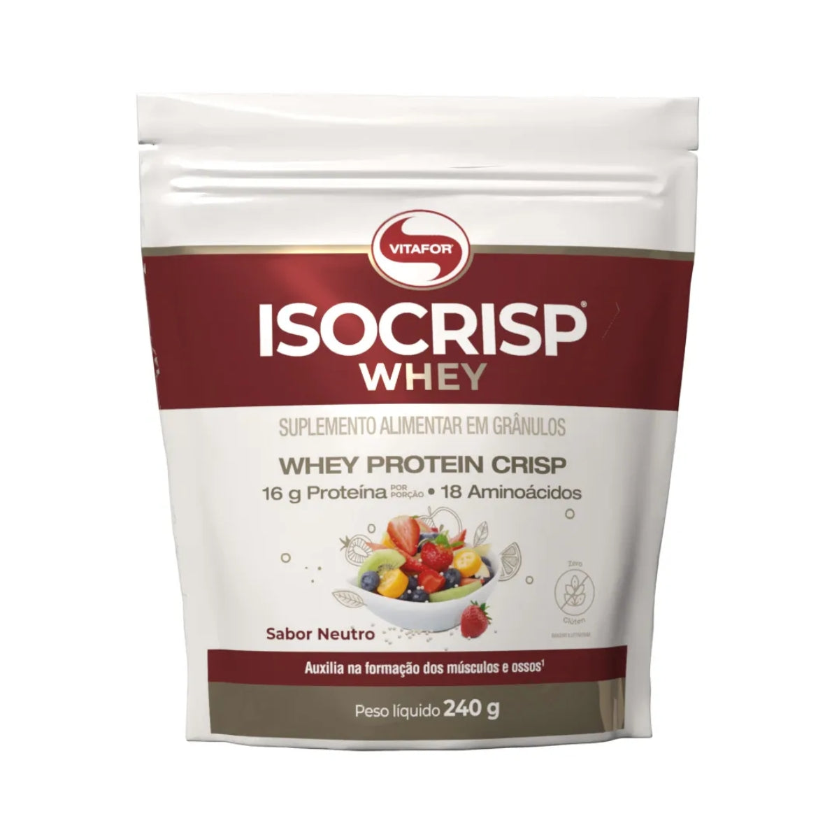 Isocrisp Whey Neutro Vitafor | Pouch 240g