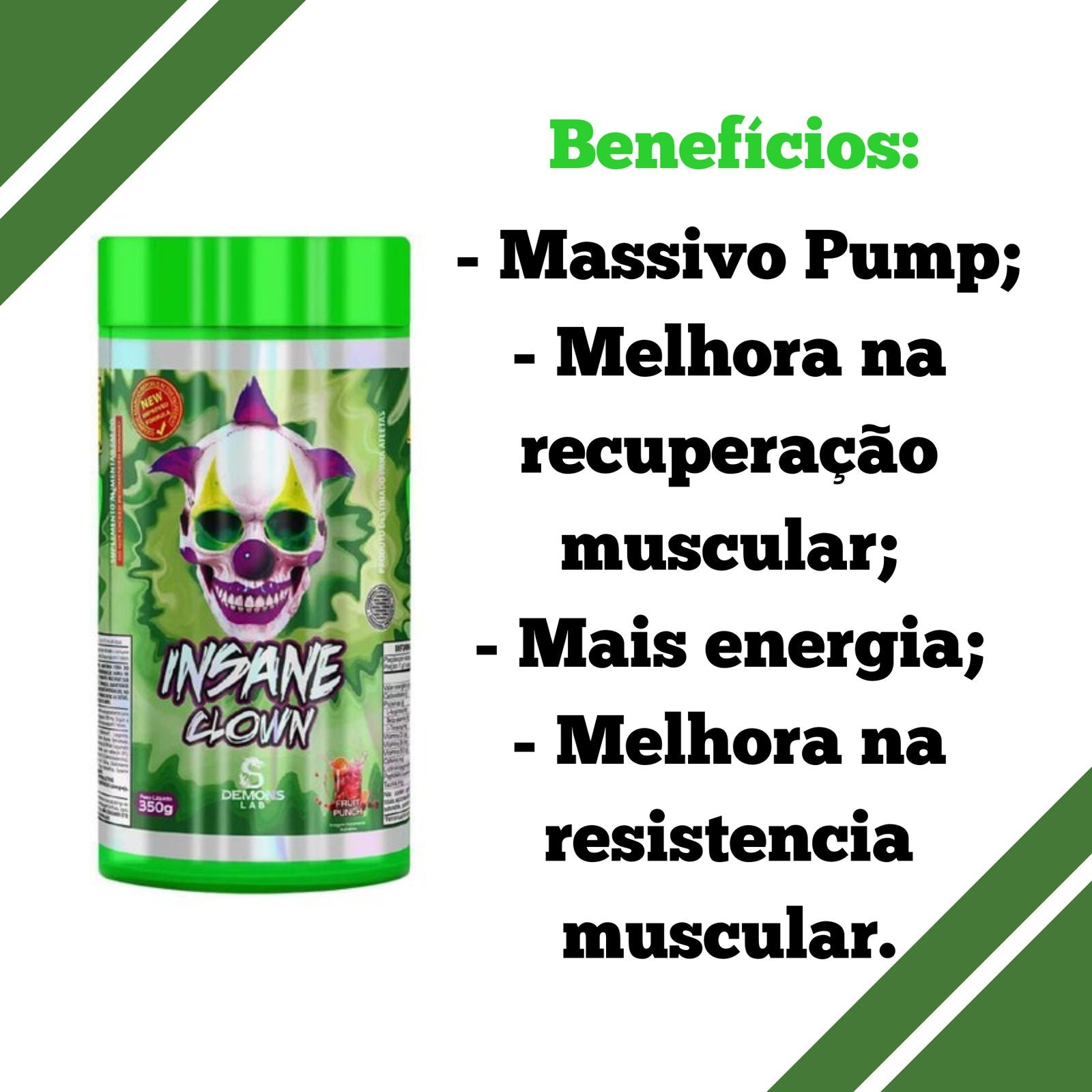 Pré Treino Insane Clown Demons Lab Gummy Candy | 350g