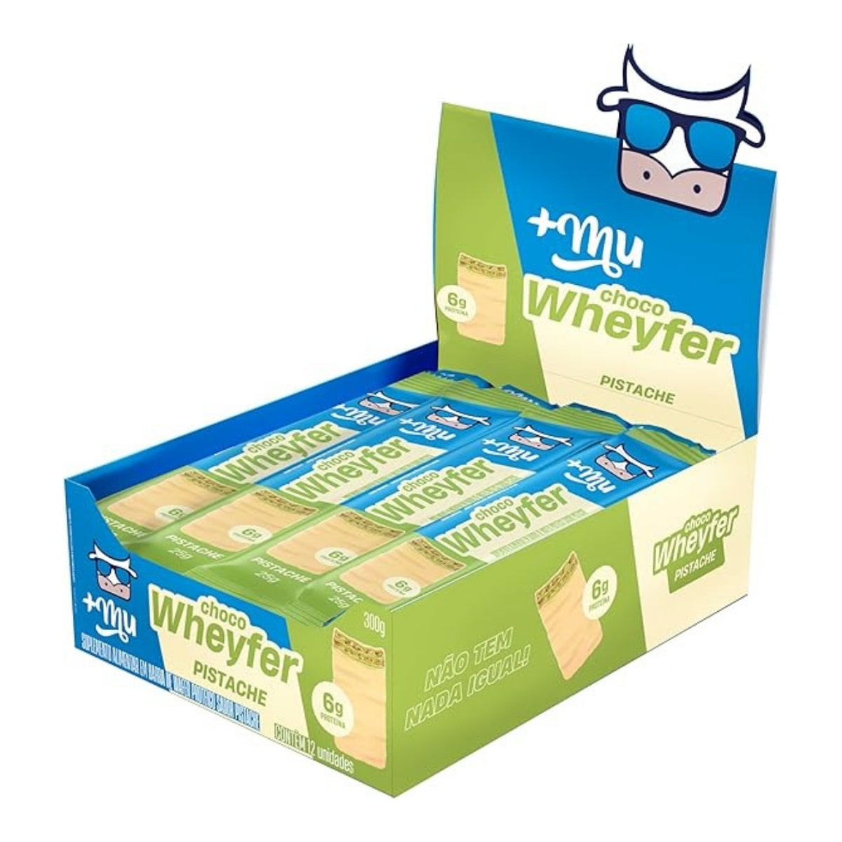 Choco Wheyfer Mais Mu Sabor Pistache | 12x25g