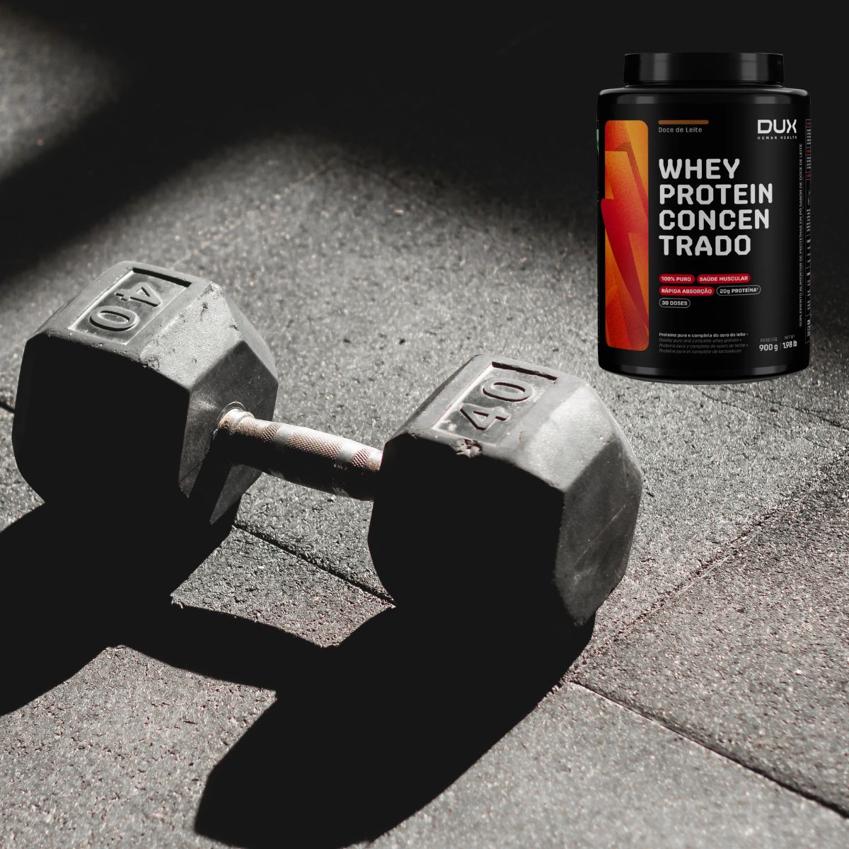 Whey Protein Concentrado Dux Human Doce de Leite | 900g