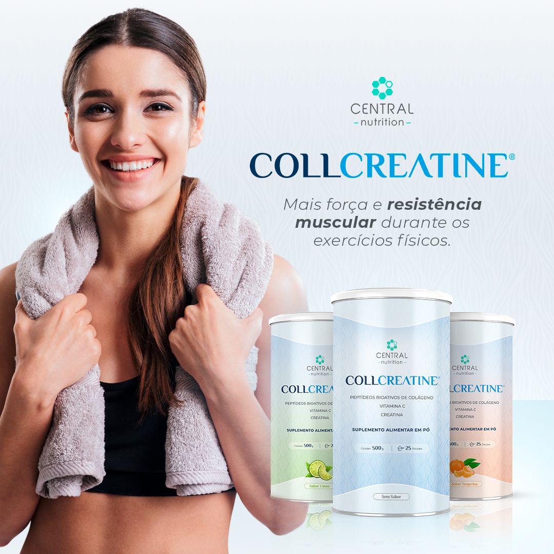 COLLCREATINE® Sabor Limão Central Nutrition | 500g