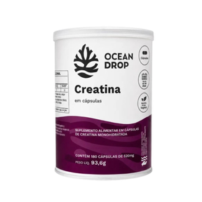 Creatina em Cápsulas Ocean Drop | 180 caps
