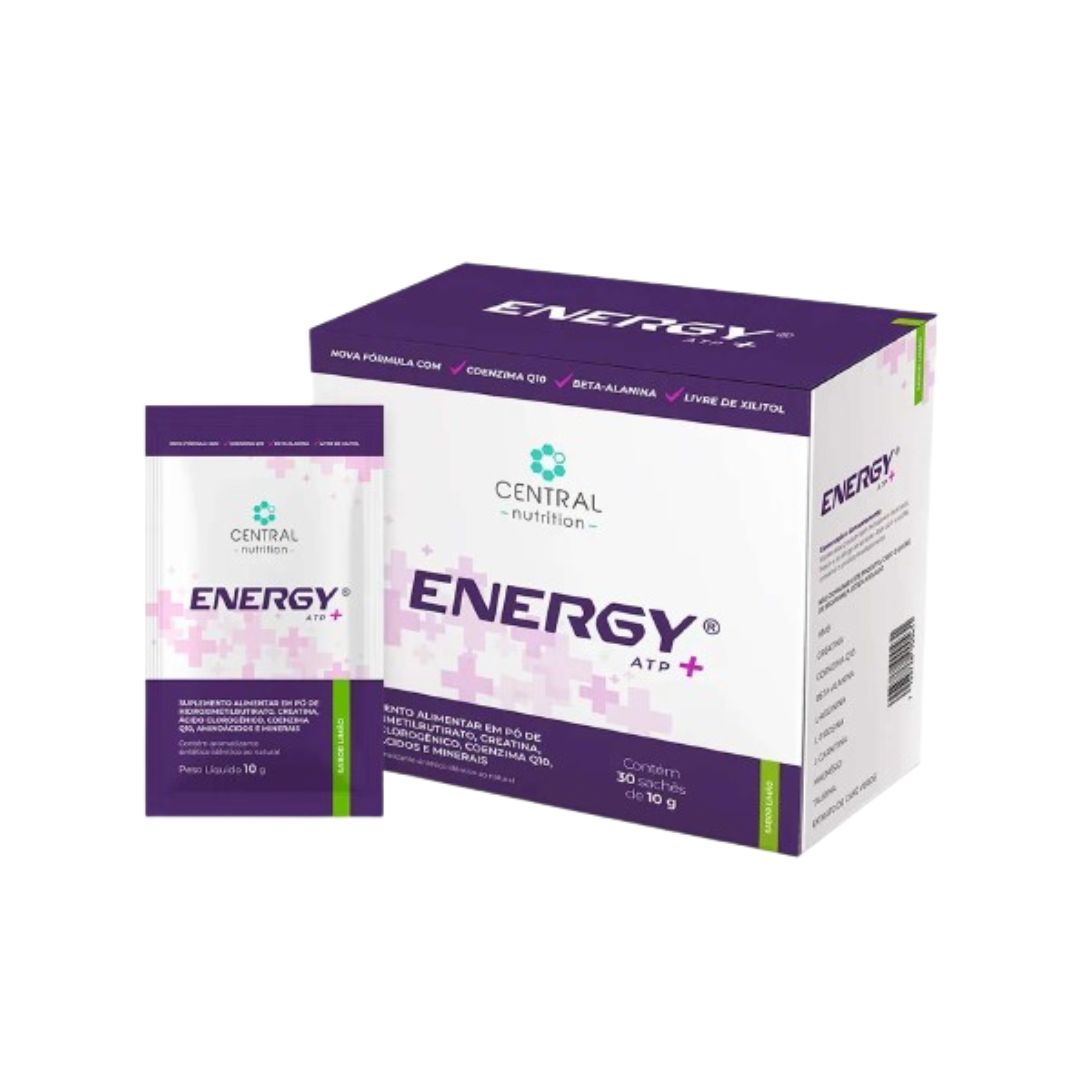 ENERGY® ATP ✚ Central Nutrition Sabor Tangerina | 30 Sachês de 10g