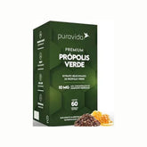 Premium Própolis Verde 10mg Puravida Alta Concentração | 60 Cápsulas