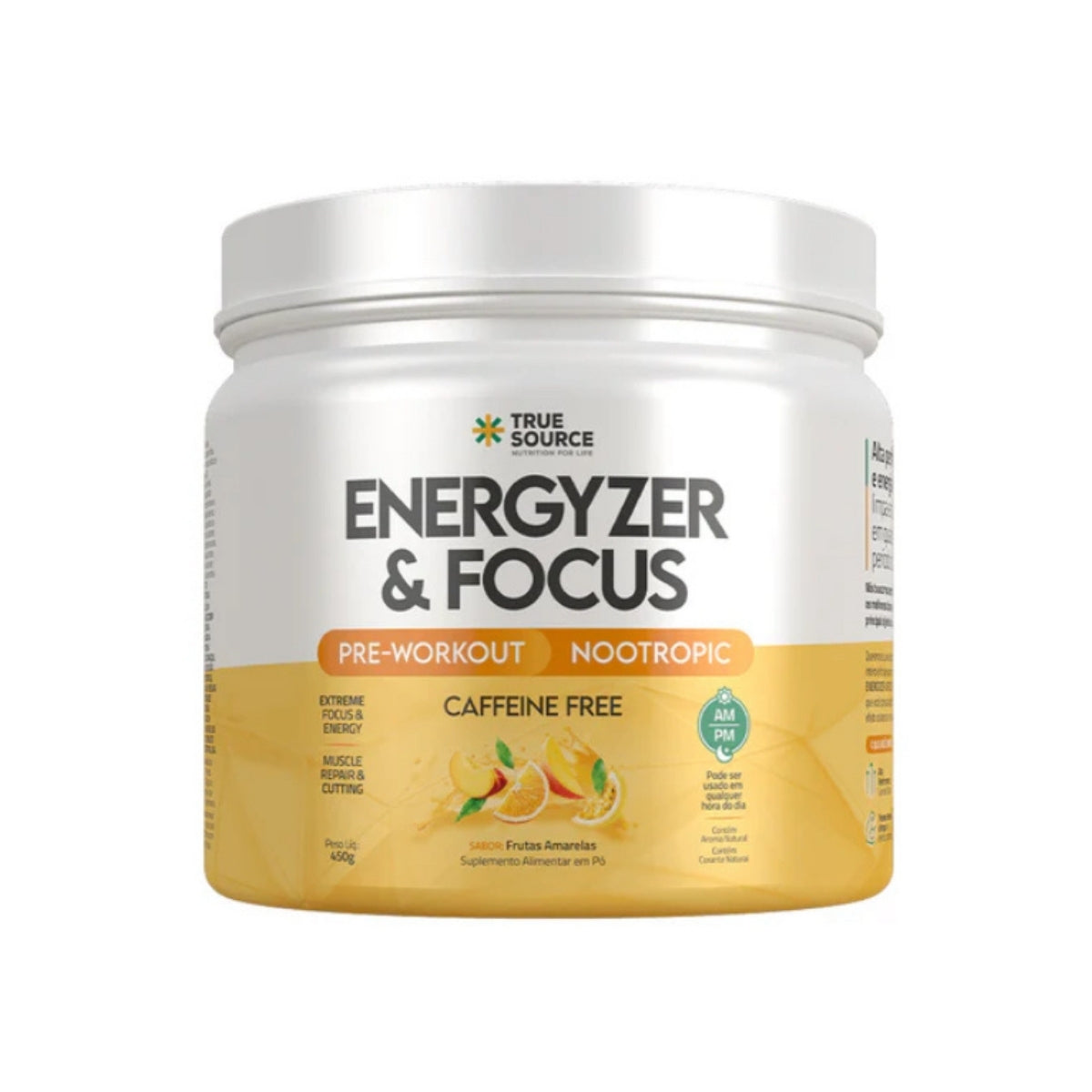 True Energyzer & Focus Frutas Amarelas | 450g