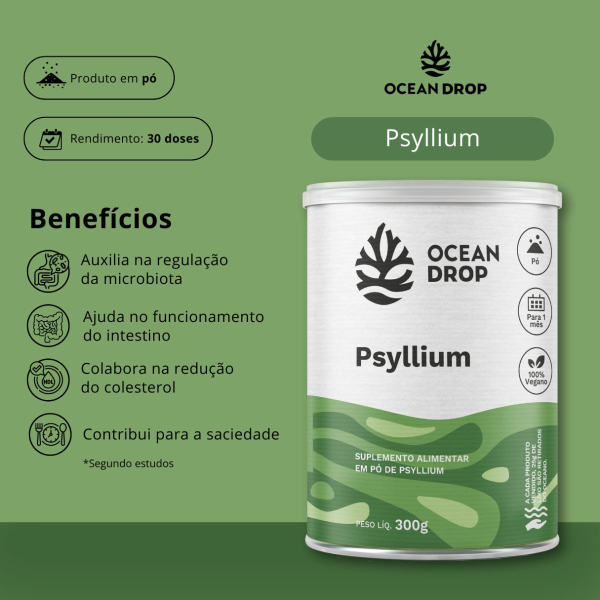 Psyllium Ocean Drop | 300g