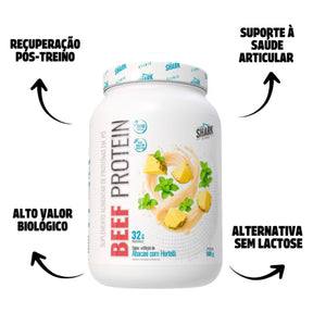 Whey Beef Protein Sabor Abacaxi com Hortelã Shark Pro | 900g