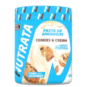 Pasta De Amendoim com Whey Cookies E Cream Nutrata | 600g