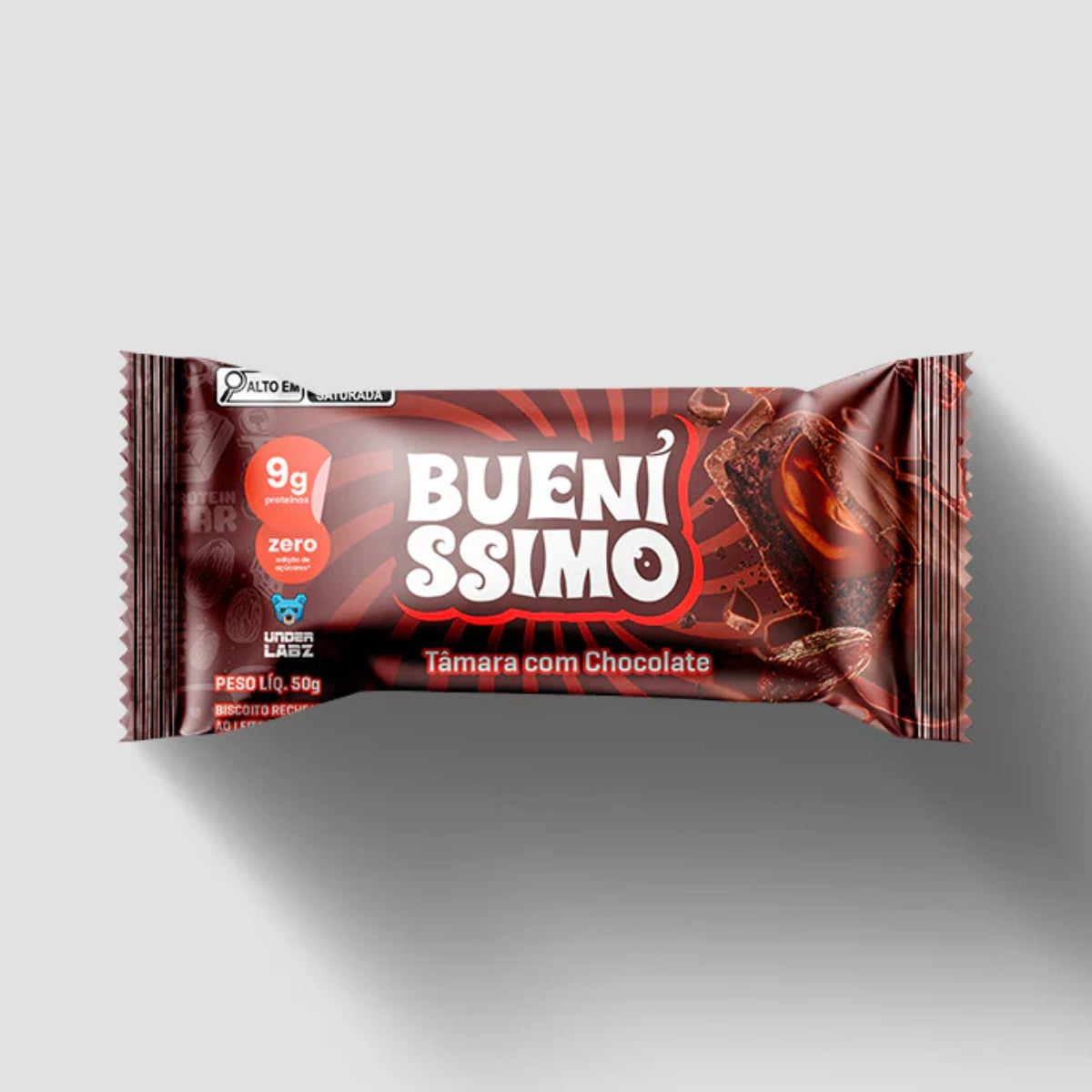 Barra Bueníssimo Tâmara com Chocolate Under Labz | 12x50g