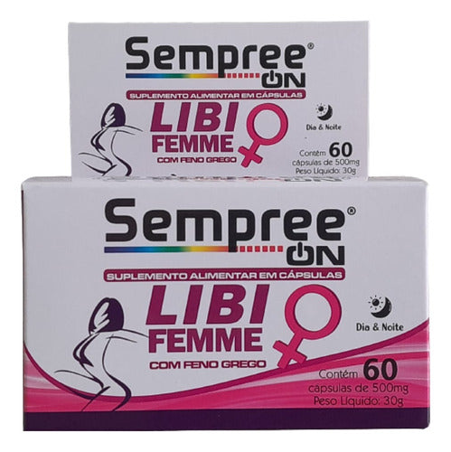 Libi Femme Feno Grego com Vitaminas e Minerais | 60 Caps