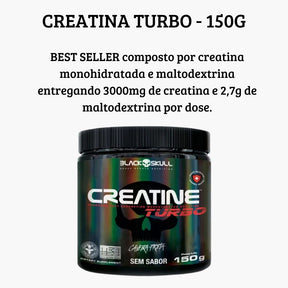 Creatina Creatine Turbo Black Skull | 150grs
