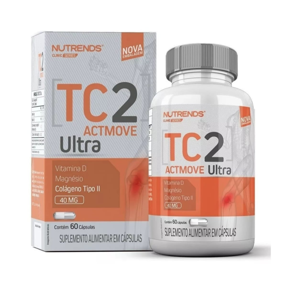 Tc2 Actmove Ultra Colágeno Tipo 2 Nutrends | 60 cápsulas
