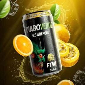 Energético Diabo Verde Pre-Workout Tropical | Lata 269ml