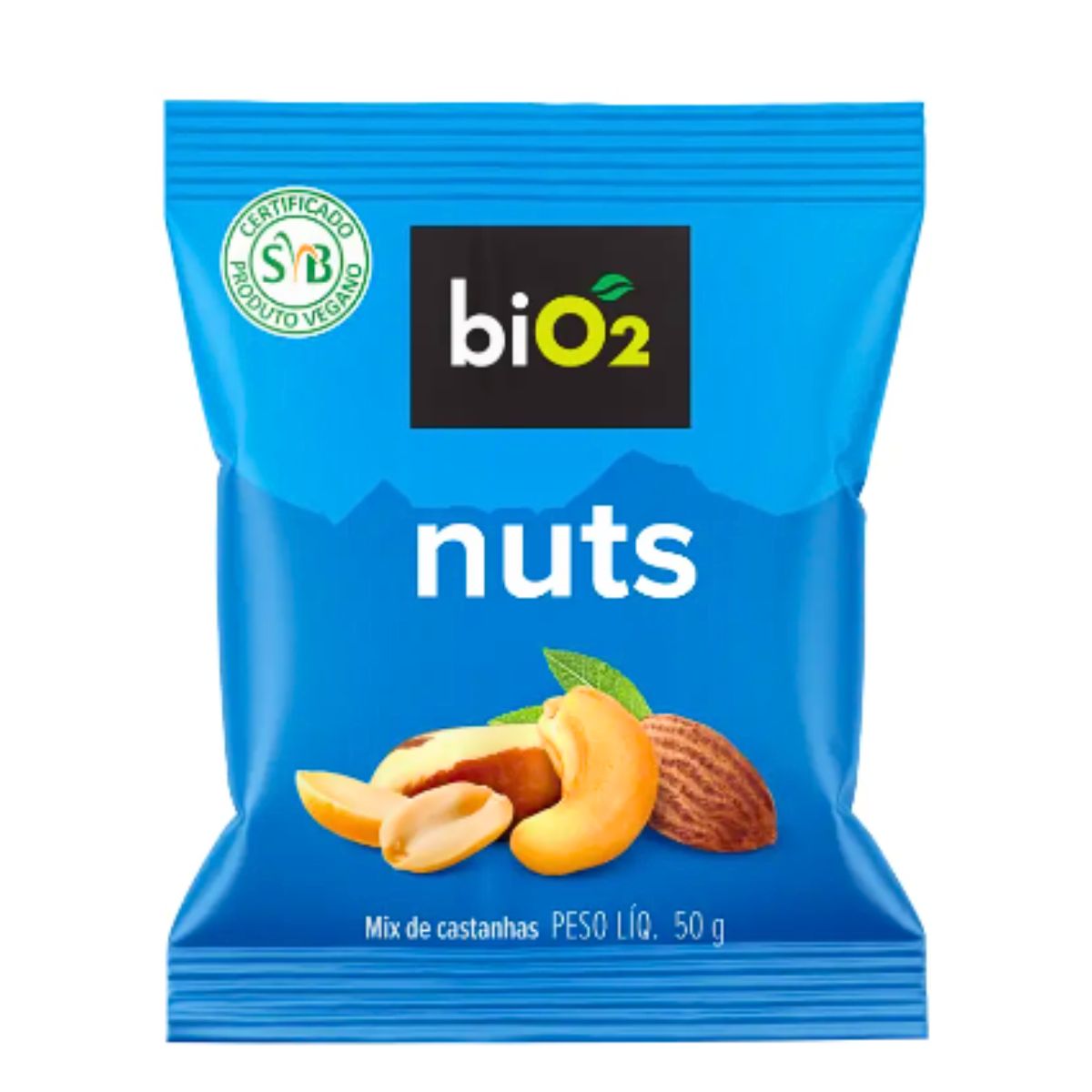Mix de Castanhas Snack Nuts BiO2 | Sachê 50g
