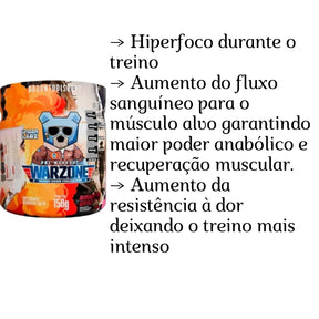 Warzone Blood Battle Pré Treino Under Labz | 150g