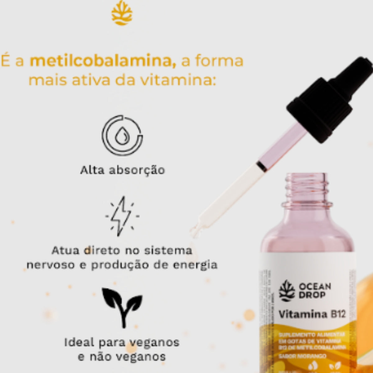 Vitamina B12 Gotas Ocean Drop | 20ml