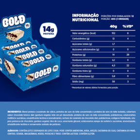 Barrinha Bold Cookies & Cream | 12x40g