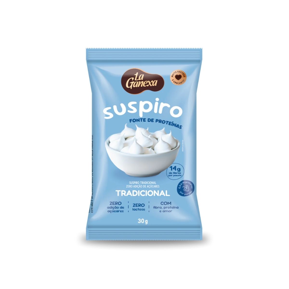 Suspiro La Ganexa Tradicional Zero Açúcar Zero Lactose | 30g