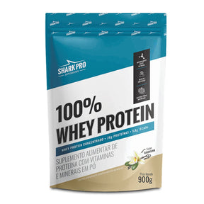 100% Whey Protein Baunilha Shark Pro | Refil 900g