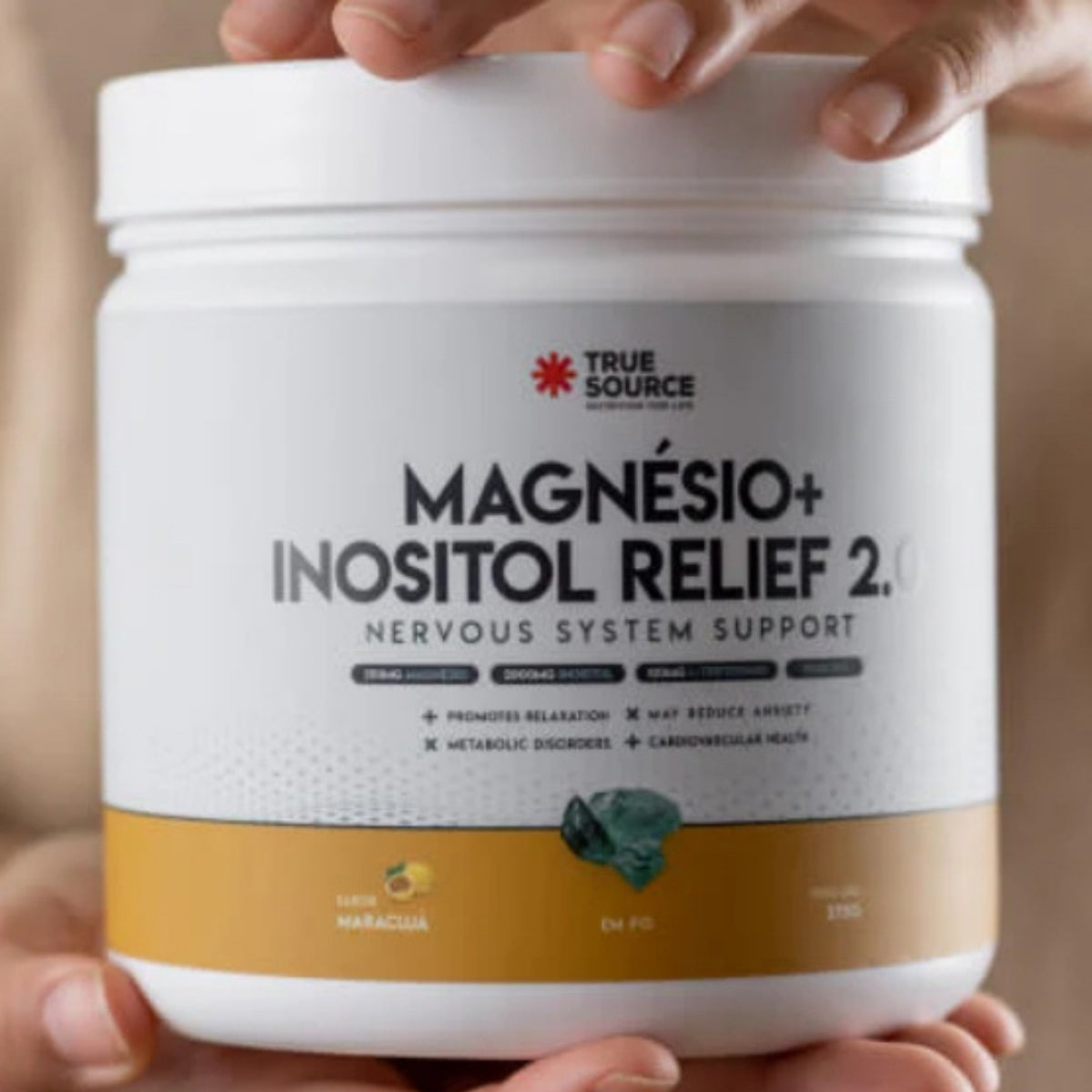 Magnésio + Inositol Relief 2.0 Maracujá True | 375g