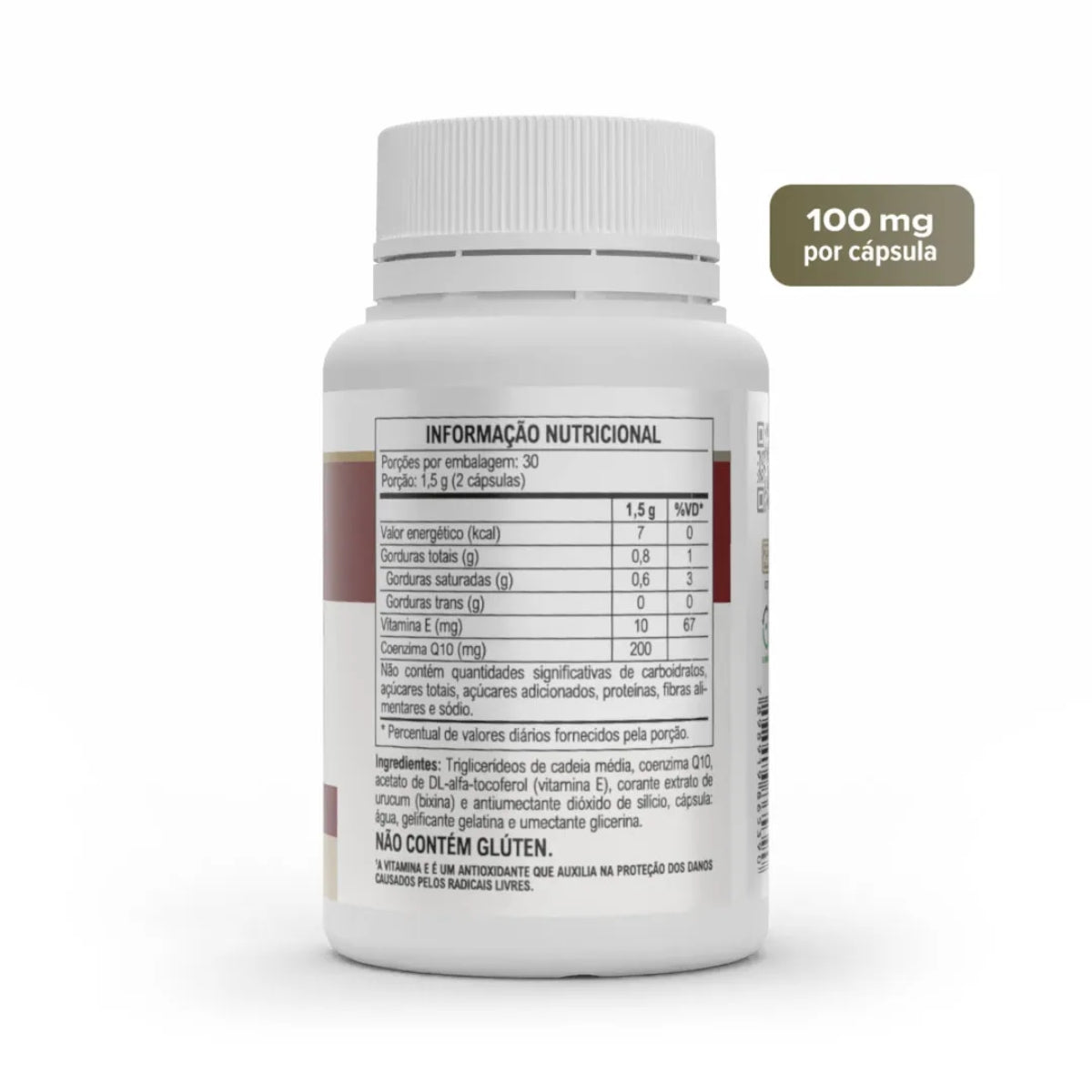 Coenzima Q10 200mg Vitafor | 60 cápsulas