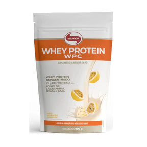 Whey Protein WPC Sabor Mousse de Maracujá Vitafor | Sachê 900g