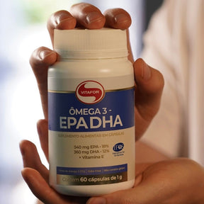 Ômega 3 Vitafor EPA DHA + Vitamina E | 120 Caps