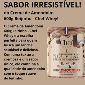 Creme de Amendoim Nouveau Sabor Choco Bueno Chef Whey | 600g