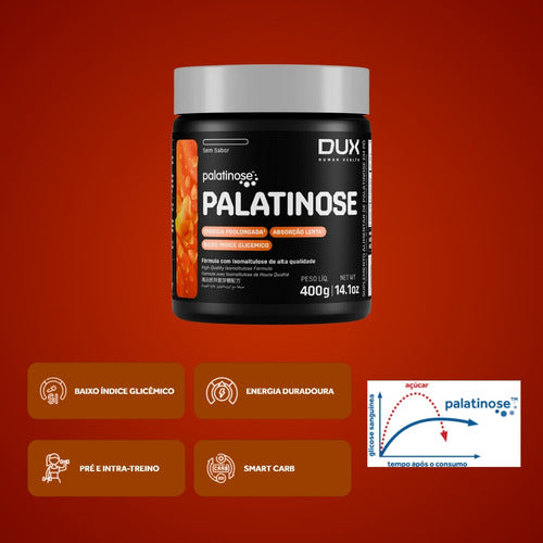 Palatinose Dux | 400g Sem Sabor