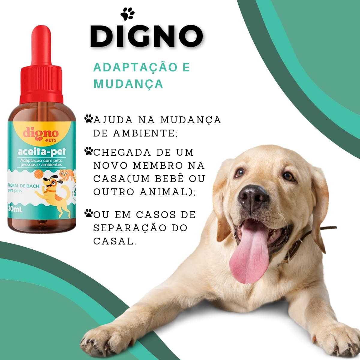 Floral Pet Aceita-Pet | Adaptação E Mudança | 30ml