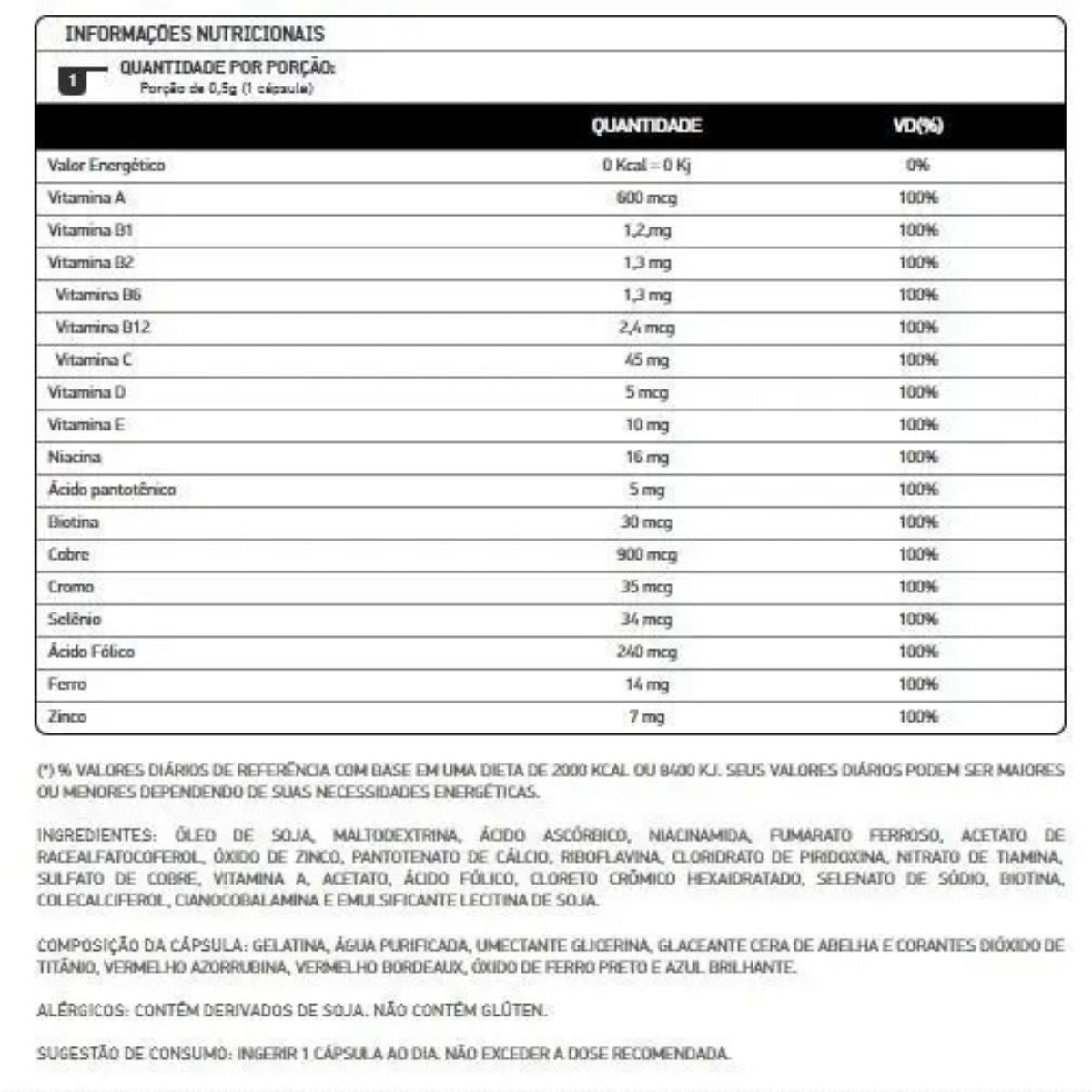 Multivitamínico Dux | 90 cápsulas