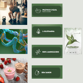 Glutamina Puravida de Alta Qualidade | 300g