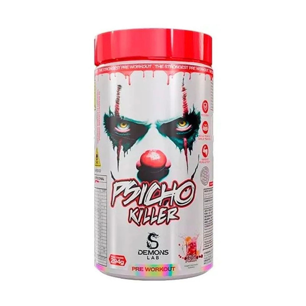 Pré Treino Psicho Killer Frutas Amarelas Demons Lab | 294g