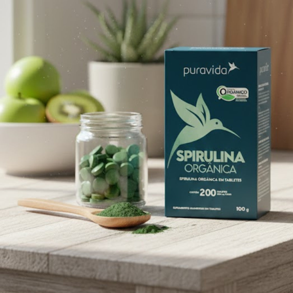 Spirulina Orgânica Puravida | 100g