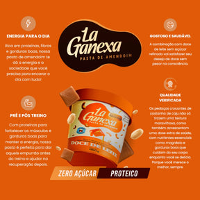 Pasta de Amendoim Doce de Leite La Ganexa | 450g