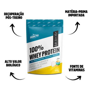 100% Whey Protein Leitinho Shark Pro | Refil 900g