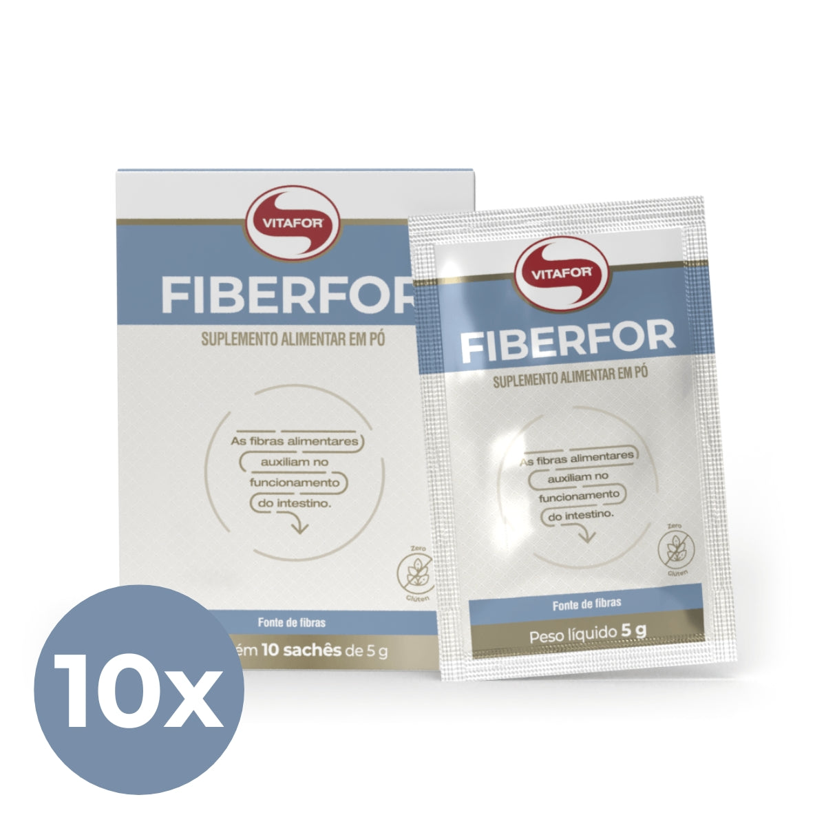 Fiberfor Vitafor | 10 sachês de 5g