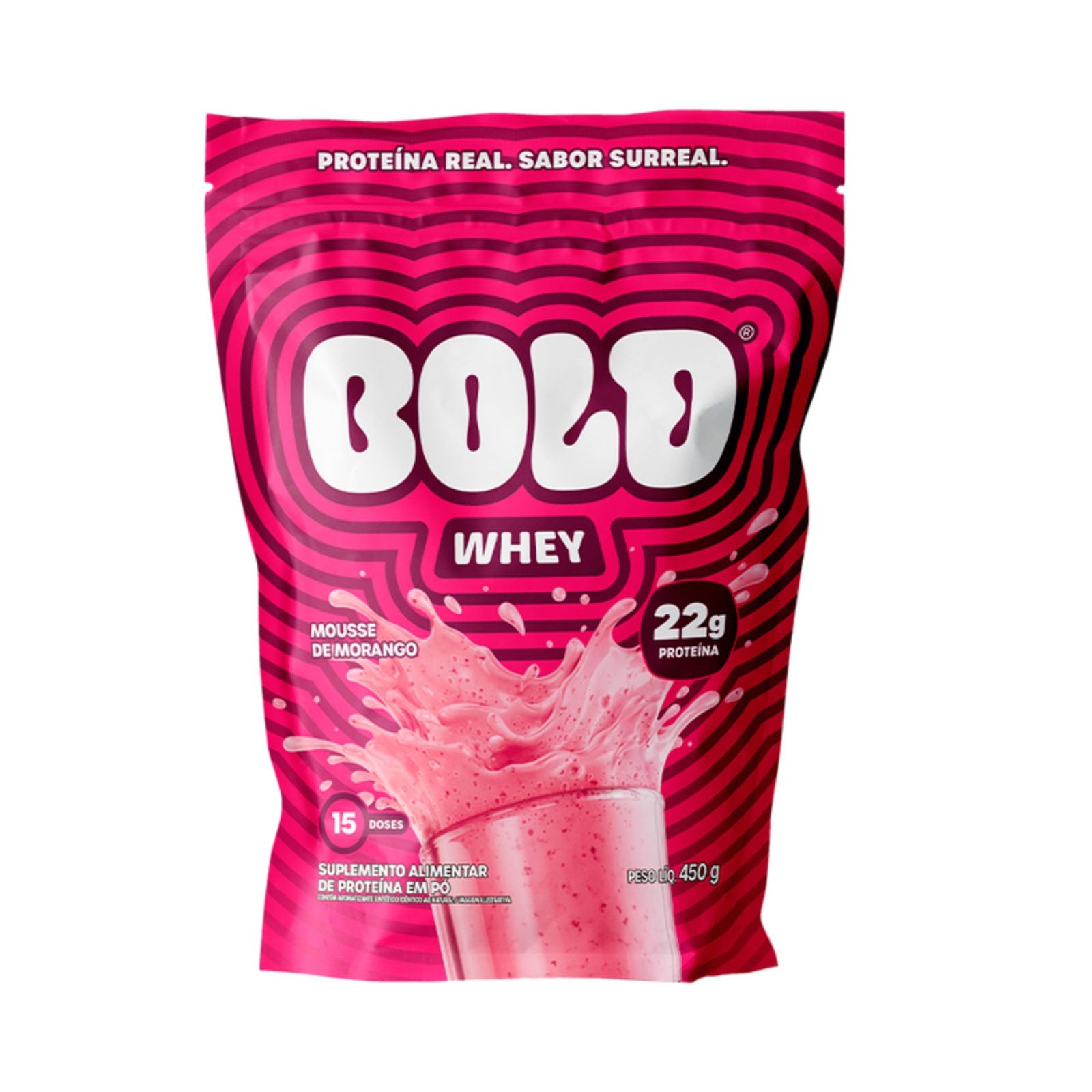 Bold Whey Mousse de Morango | 450g