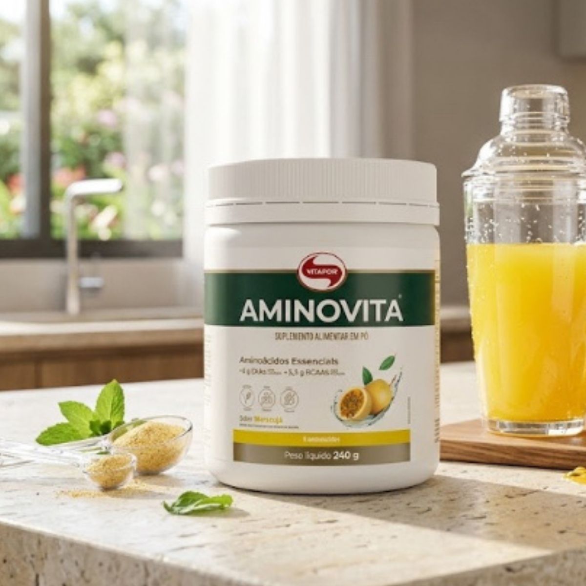 Aminovita Sabor Maracujá Vitafor | 240g