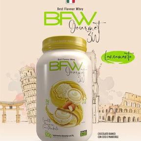 Best Flavour Whey Gourmet 3W Chocolate Branco com Coco e Amêndoas Synthe Size | 920g